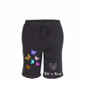 Embroidered Shorts, Embroirdered streetwear, wavy boy clothing , wavy boy shorts, Life is Good, Life is Good Shorts, Butterflies, Bear head, wavy bear, summer style, Streetwear, drip, swagger 